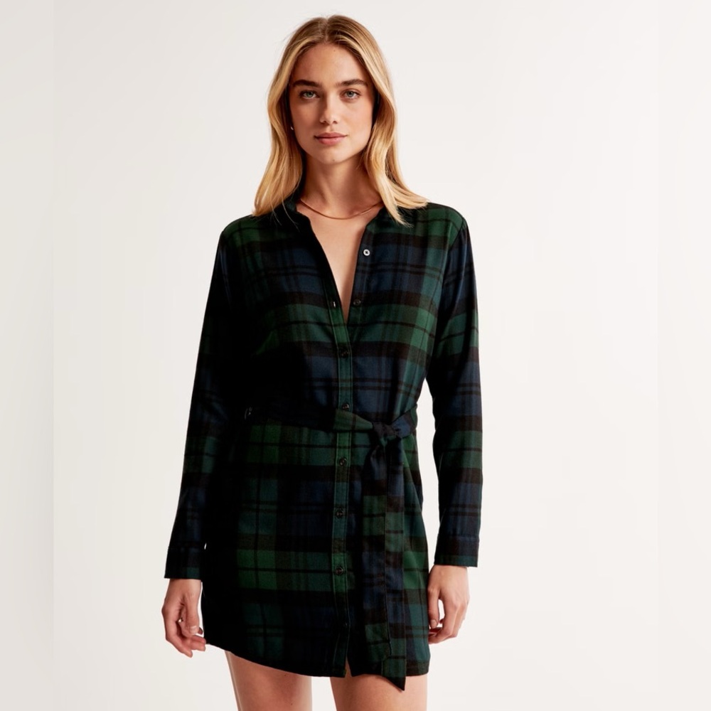 Abercrombie Flannel Shirt Dress
